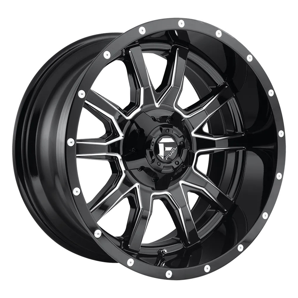 D627 20X9 5X4.5/5.0 GL-BLK-MIL 01MM
