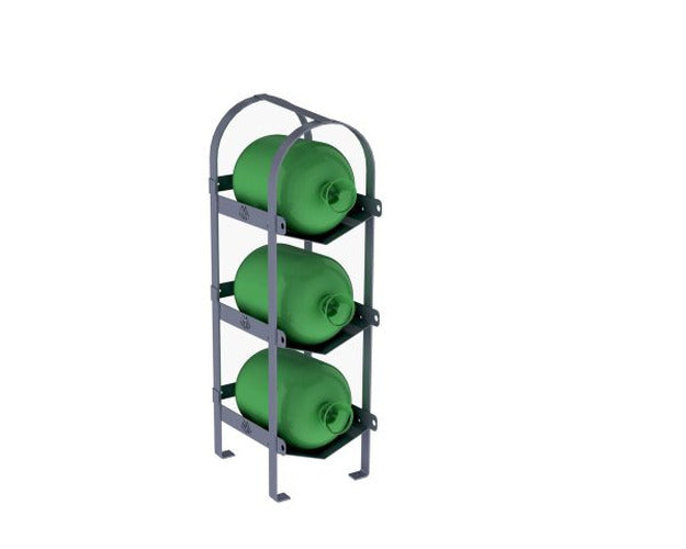 FREON TANK RACK 330 LB TANKS 36HX13WX12D
