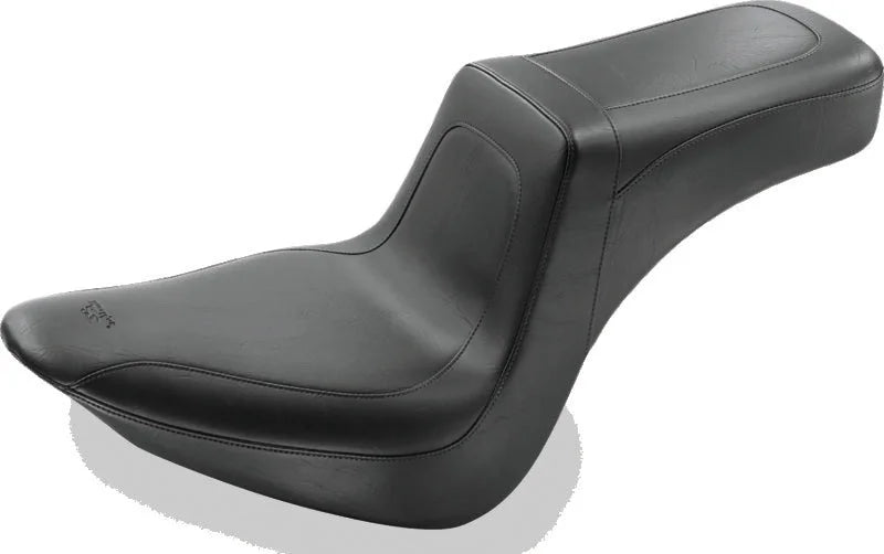 Mustang 06-17 Harley Softail Wide Tire (200mm) Squareback 1PC Seat - Black