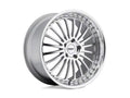 ~(37 lbs. 22X22X12)~ TSW SILVERSTONE 20x10.0 5/112 ET42 CB72.1 SILVER W/MIRROR CUT FACE AND LIP