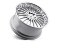 ~(37 lbs. 22X22X12)~ TSW SILVERSTONE 20x10.0 5/112 ET42 CB72.1 SILVER W/MIRROR CUT FACE AND LIP
