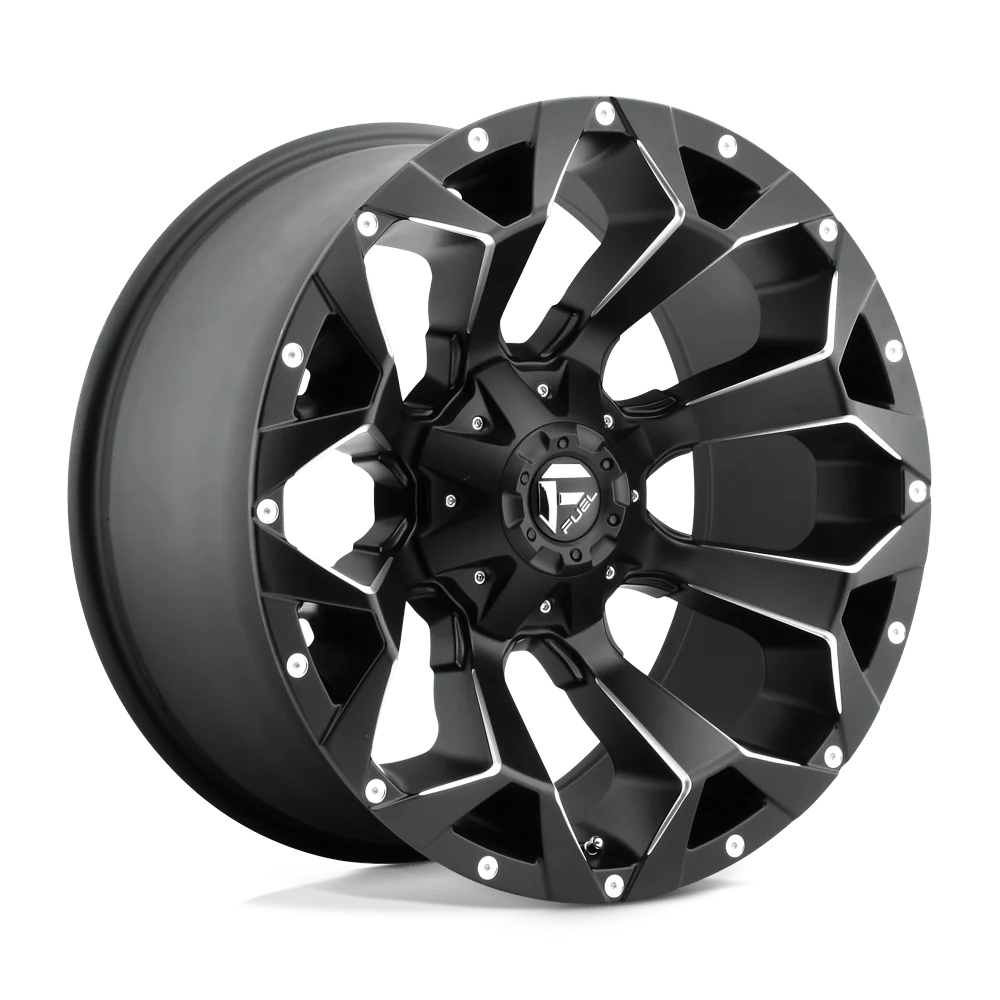 ~(45 lbs. 23X23X12)~ ASSAULT 20x9 5x114.30/5x120.00 MATTE BLACK MILLED (35 mm)
