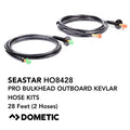 SS PRO BULKHEAD HOSE KIT 2X28 FT; TWO 28FT HOSES