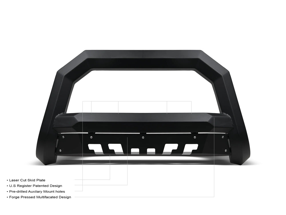 1723 SUPER DUTY RAYDEN SERIES BULL BAR MATTE BLACK