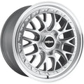 Rotiform R155 LSR Wheel 19x10 5x112 35 Offset - Gloss Silver Machined
