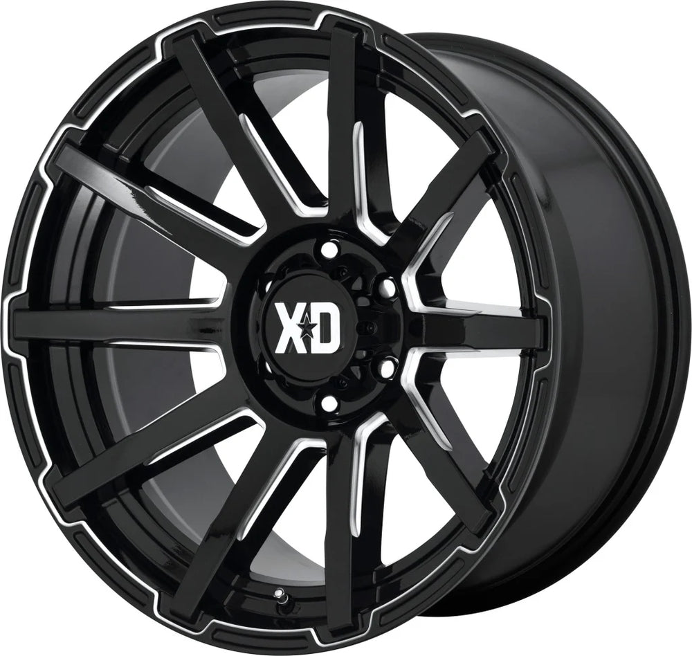OUTBREAK 20x10 8x170.00 GLOSS BLACK MILLED (18 mm)