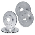 R1 Concepts Brake Rotor- D/S - Silver Fits Mazda RX-7
