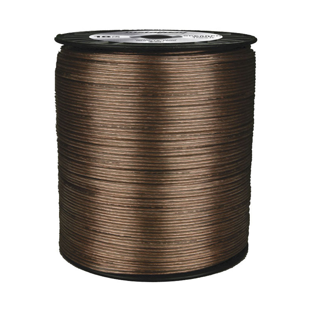 SPEAKER WIRE 12 GAUGE CLEAR - COIL OF 500 FEET