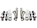 Granatelli 2.5in Aluminized Mild Steel Electronic Dual Exhaust Cutout System w/Slip Fit & Band Clamp