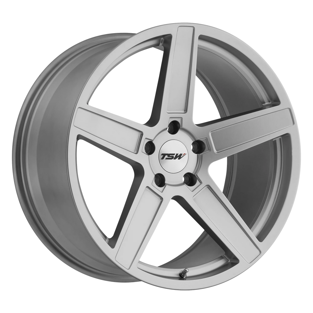 TSW Alloy Wheels silver auto part