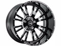 Weld Slingblade 20x9 / 8x180 BP / 0 Offset / 5 BS / 124.3 Bore Gloss Black Milled Wheel