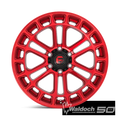 D719 20X9 6X135 GL-RED-MACH 01MM