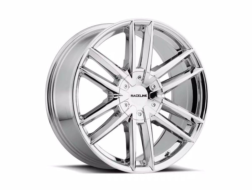 ~(44 lbs. 24X24X11)~ IMPULSE CHROME 22X9.5 5X114.3 5X120 35mm