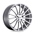 ~(35 lbs. 22X22X12)~ TSW MALLORY 20x10.0 5/114.3 ET25 CB76.1 SILVER W/MIRROR CUT FACE