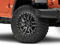 ~(44 lbs. 23X23X12)~ REBEL 20x9 5x127.00 MATTE GUN METAL BLACK BEAD RING (1 mm)