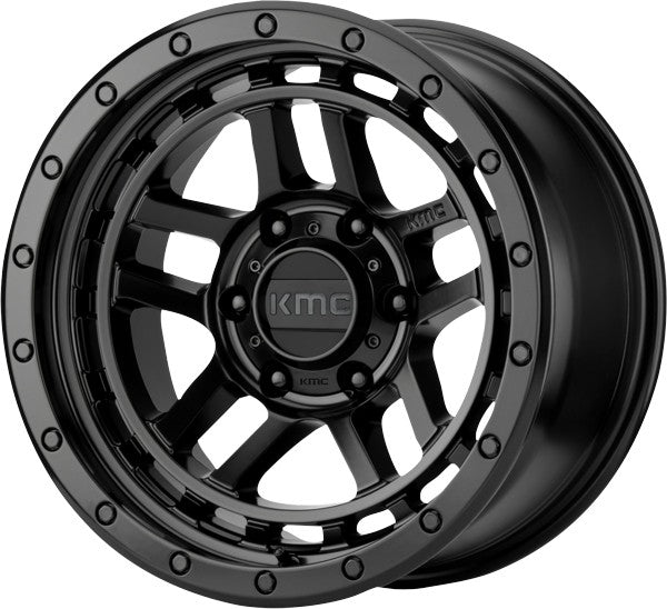 ~(38 lbs. 21X21X11)~ RECON 18x8.5 6x139.70 SATIN BLACK (18 mm)