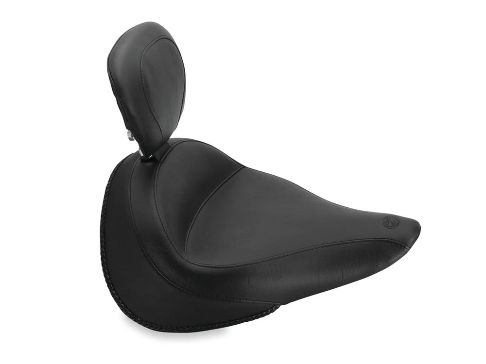 Mustang 14-21 Yamaha Bolt Standard Touring Solo Seat w/Studs- Black