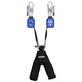 BANTAM SWITCH 6 FOOT WEB SNAPHOOK TWIN LEG BLACK