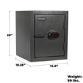 SANCTUARY DIAMOND HOME & OFFICE SAFE 2.25 CUFT 90 MIN FIRE RATED COMBO LOCK