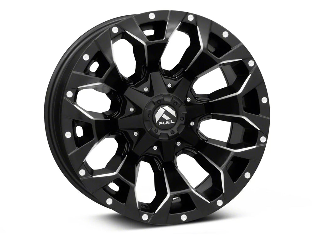 ~(52 lbs. 23X23X12)~ ASSAULT 20x9 8x180.00 MATTE BLACK MILLED (20 mm)