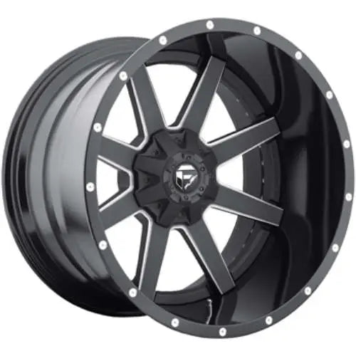 ~(35 lbs. 23X23X12)~ MAVERICK 20x9 5x110.00/5x127.00 MATTE BLACK MILLED (38 mm)