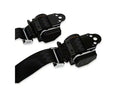 7387 CHEVY/GMC C10 BROTHERS TRUCKS SEAT BELT KIT 3 PT BENCH BLACK