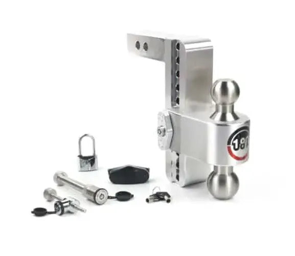 TURNOVER BALL 8" DROP HITCH W/ 2