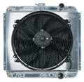 67-69 Camaro Radiator Auto Trans Black