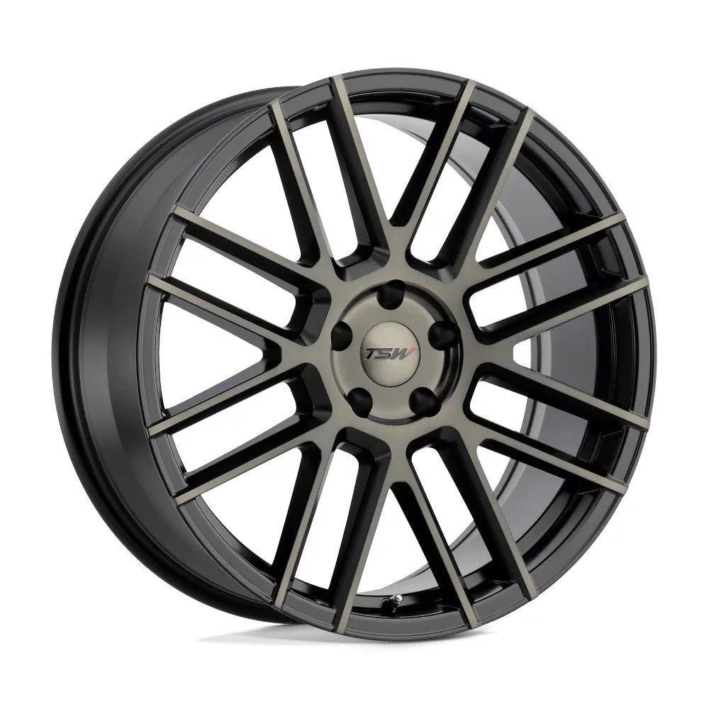 ~(31 lbs. 22X22X12)~ TSW MOSPORT 20x10.5 5/114.3 ET25 CB76.1 MATTE BLACK W/MACHINE FACE AND DARK TINT