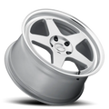 Aluminum Wheels 19x10.5 KNP K12H Machined Lip Hyper Silver 5x114.3 Bolt Pattern 35 Offset Kansei Wheels