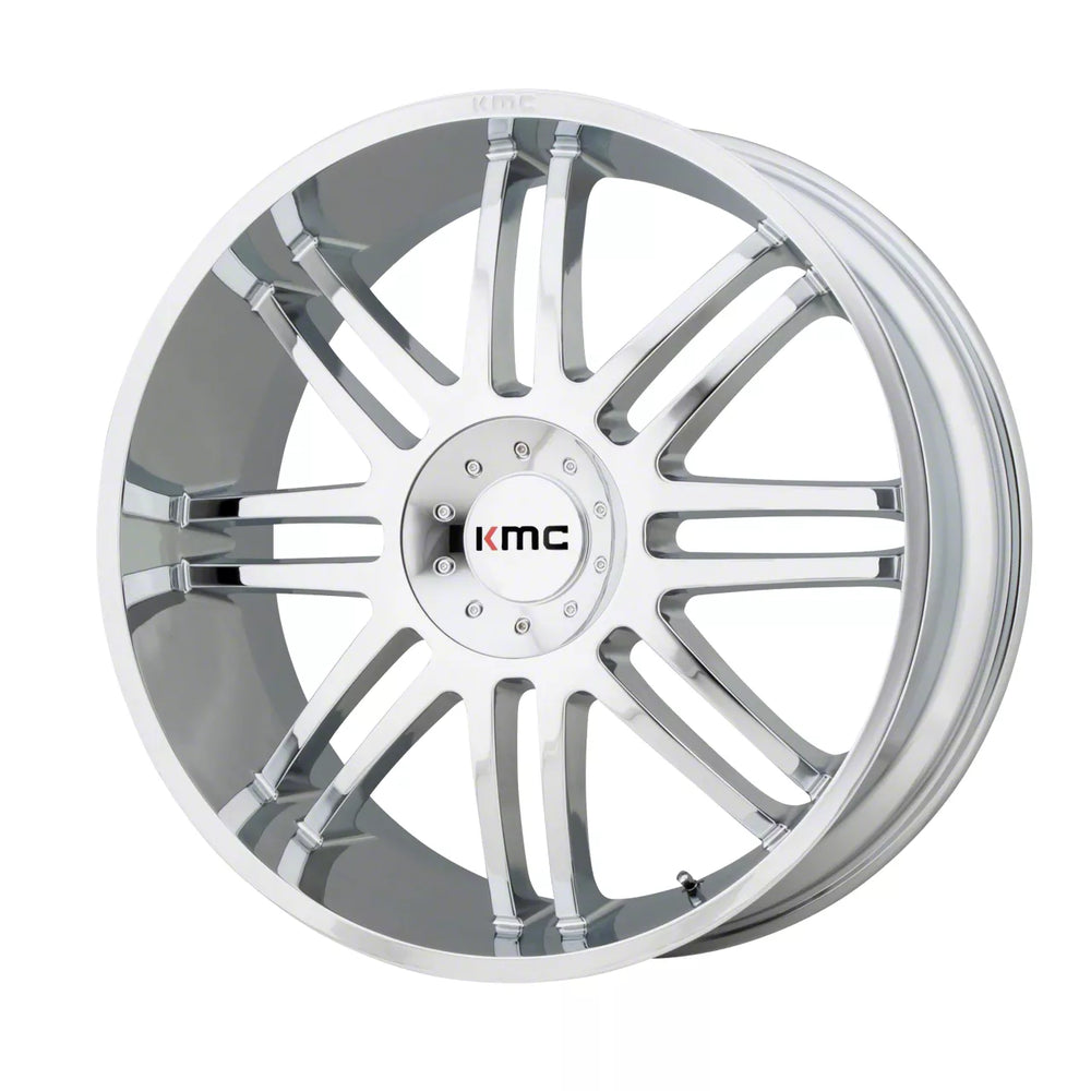 ~(36 lbs. 23X23X12)~ KM714 20X9 6X135/5.5 CHROME 30MM