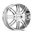 ~(36 lbs. 23X23X12)~ KM714 20X9 6X135/5.5 CHROME 30MM