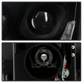 Spyder 13-19 Peterbilt 579 Driver Side Projector Headlights - Black (PRO-YD-PB57914-SEQ-L-BK)