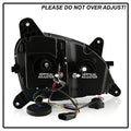 Spyder 13-19 Peterbilt 579 Driver Side Projector Headlights - Black (PRO-YD-PB57914-SEQ-L-BK)