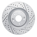 DFC 19-22 Hyundai Veloster N Front Drill/Slot Geoperf Rotors 5000 Advanced Brake Pads w/Hardware