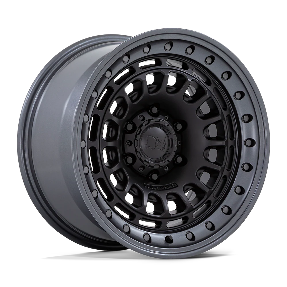 BR014 17X9 6X5.5 M-BLK-GNMTL 0MM