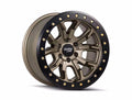 ~(42 lbs. 19X19X10)~ DT-1 (9303) SATIN GOLD W/SIMULATED BEADLOCK RING 17X9 8-170 -12mm 130.8mm