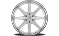 ~(39 lbs. 23X23X12)~ KM715 20X9 6X135 BRUSH SLV CHR LIP 30MM