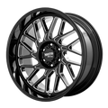 MO805 22X10 8X180 18MM GLOSS BLACK MILLED