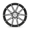 ~(32 lbs. 22X22X10)~ TSW SPRINT 20x8.5 5/114.3 ET30 CB76.1 GLOSS BLACK W/MIRROR CUT FACE