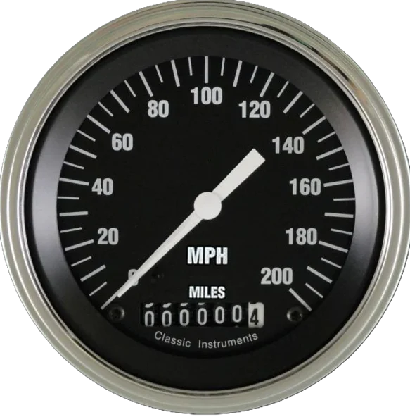 HOT ROD 3IN SPEEDO 200 MPH