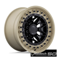 BR008 17X9 5X5.0 M-BLK SAND-LP 0MM