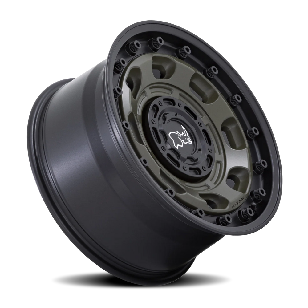BR007 17X8 5X4.5/5.0 OD-GRN-BLK-LP 38MM