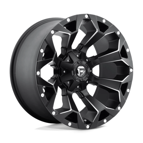 ~(52 lbs. 23X23X12)~ ASSAULT 20x9 Blank MATTE BLACK MILLED (1 mm)