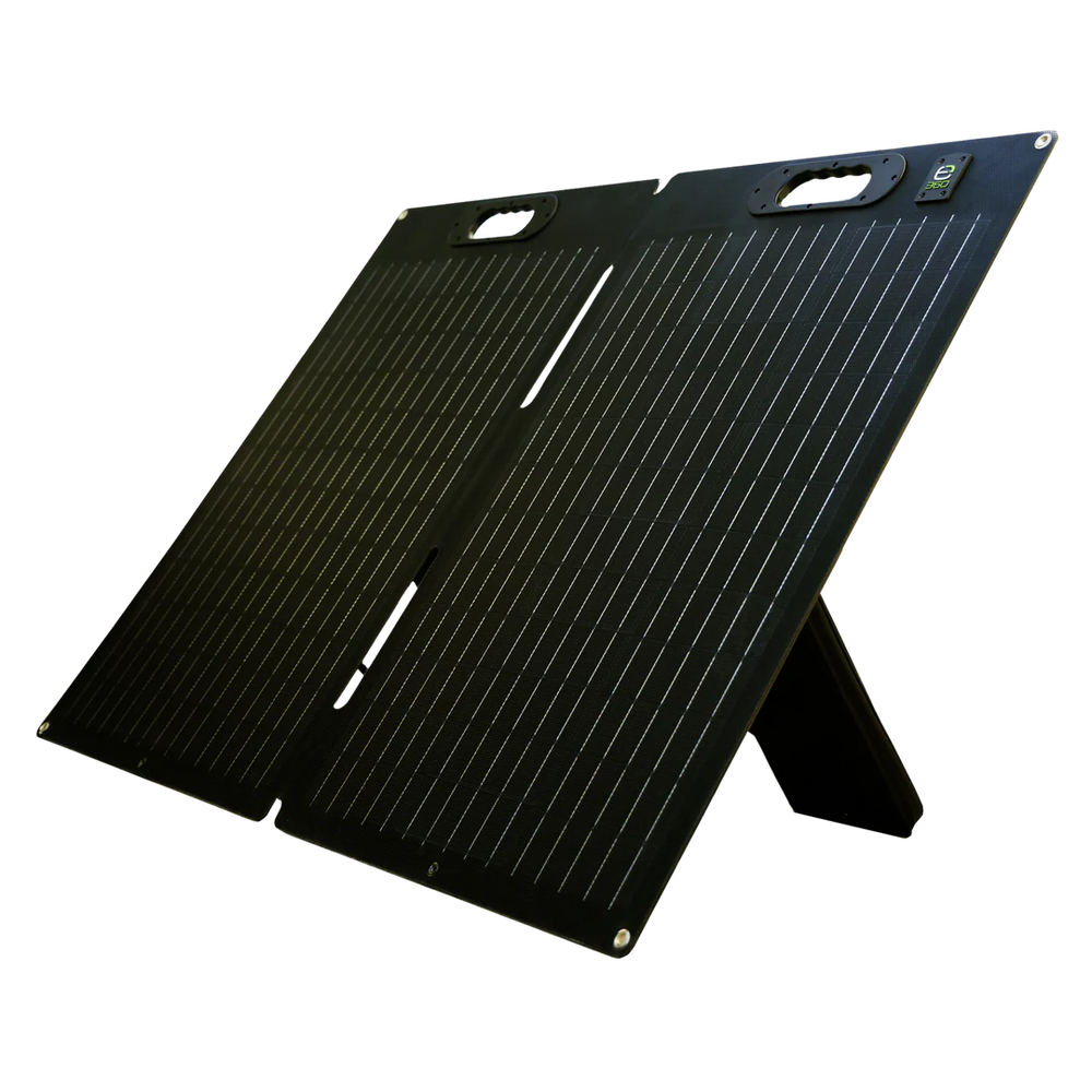 E360 120W PORTABLE AND FOLDABLE MONO SOLAR PANEL