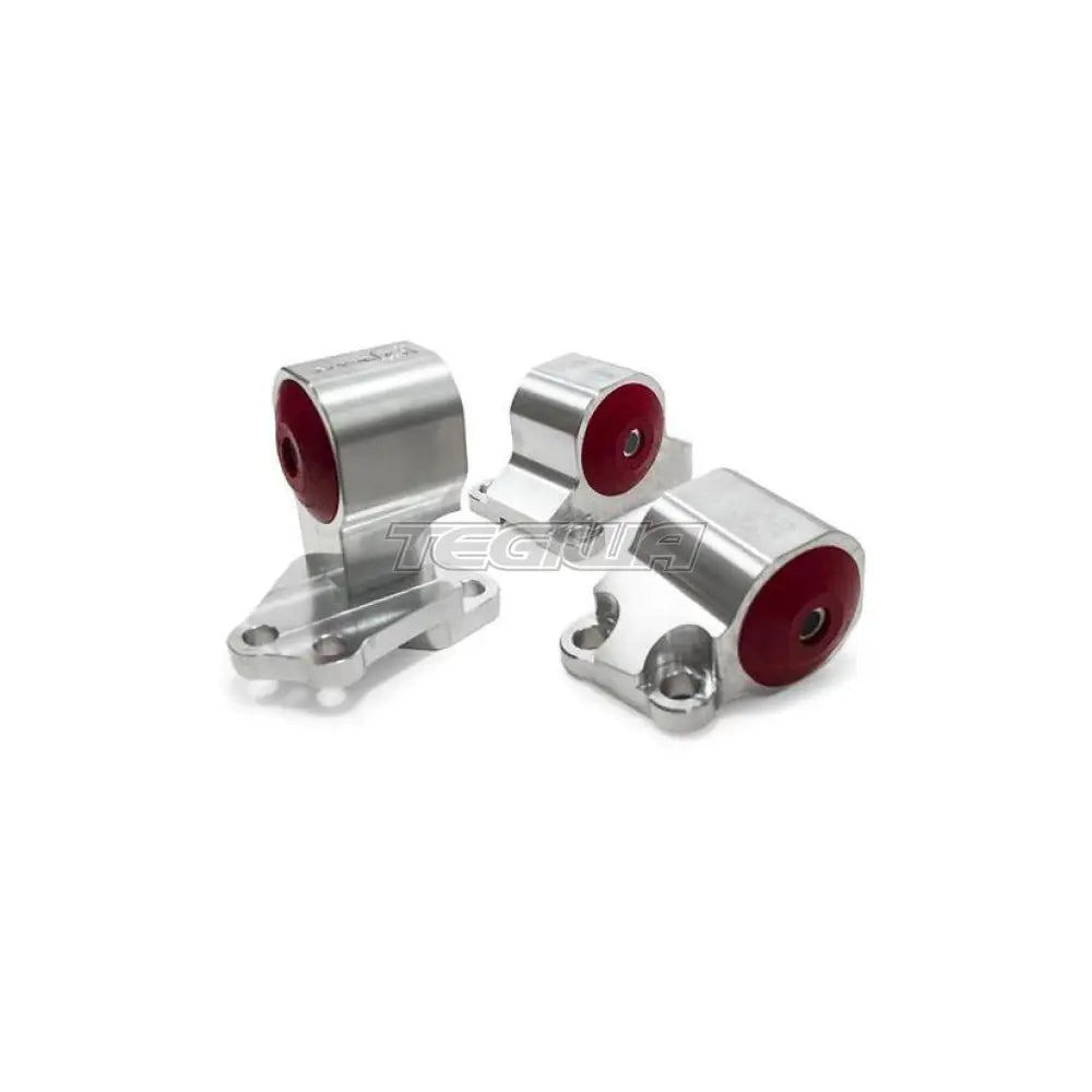 92-95 Civic Billet Conversion Engine Mount Kit 2 Bolt Post Mount Only B/D Series Manual/Auto 2 Manual/Hydro Solid Billet No Bushings Innovative Mounts