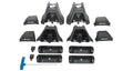 ~(11 lbs. 54X12X7)~ Heavy Duty ROC25 Black 2 Bar Roof Rack