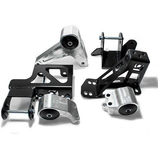 92-95 Civic 94-01 Integra Polished Aluminum Replacement Left Hand Mount B/D-Series 500 HP 95A Red Innovative Mounts