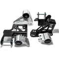 92-95 Civic 94-01 Integra Polished Aluminum Replacement Left Hand Mount B/D-Series 500 HP 95A Red Innovative Mounts