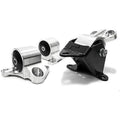 96-00 Civic 97-00 El Civic Polished Aluminum Replacement Left Hand Mount For B/D Series Manual /Auto/Hydro Solid Polished Aluminum No Bushings Innovative Mounts